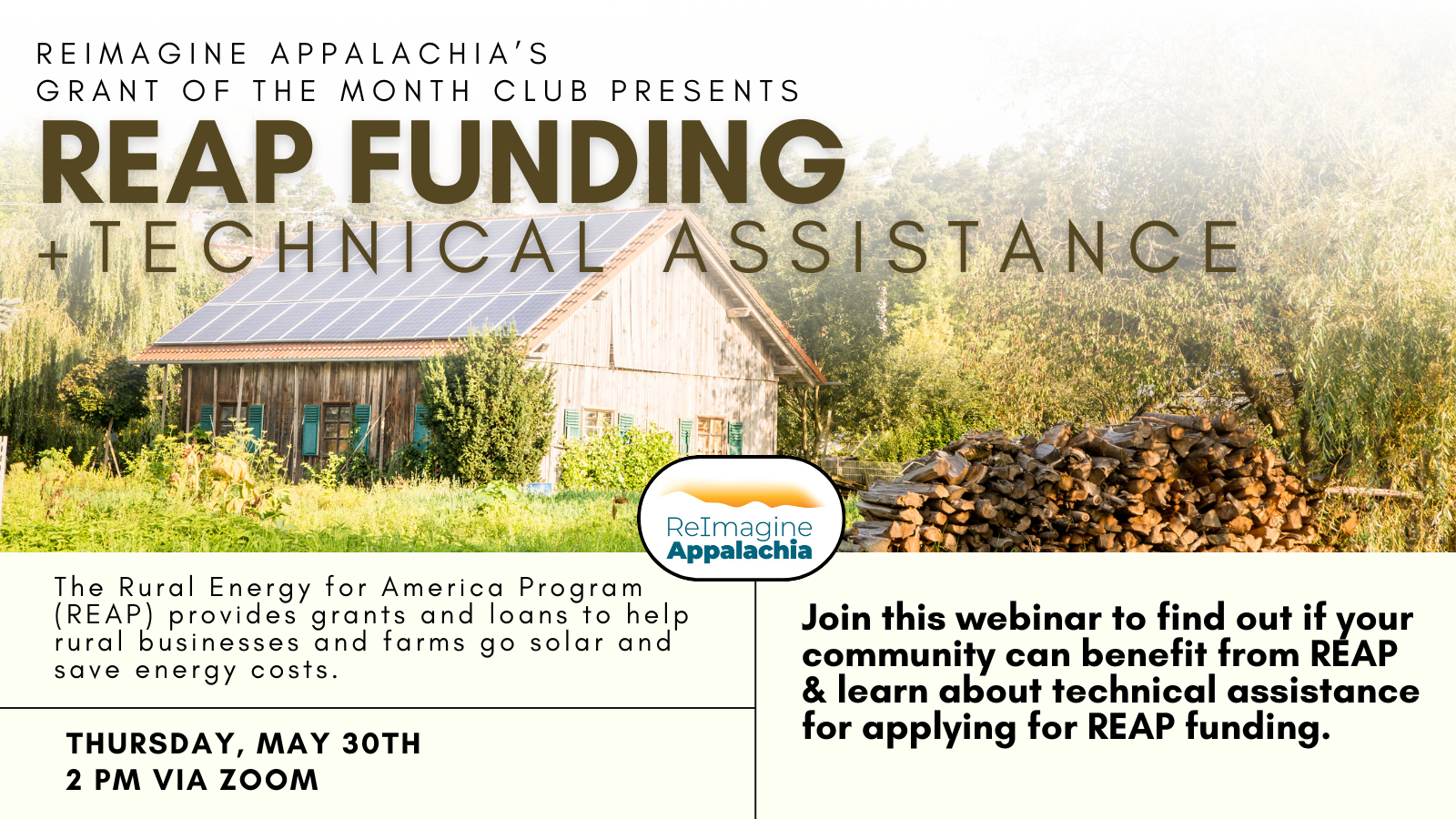 Grant of the Month: The Federal Rural Energy Assistance Program (REAP ...